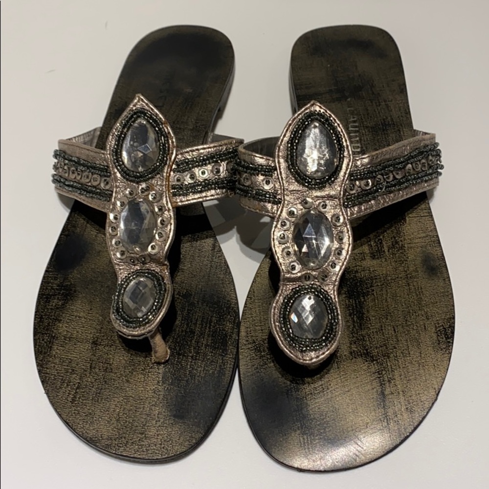 Bejeweled Sandals